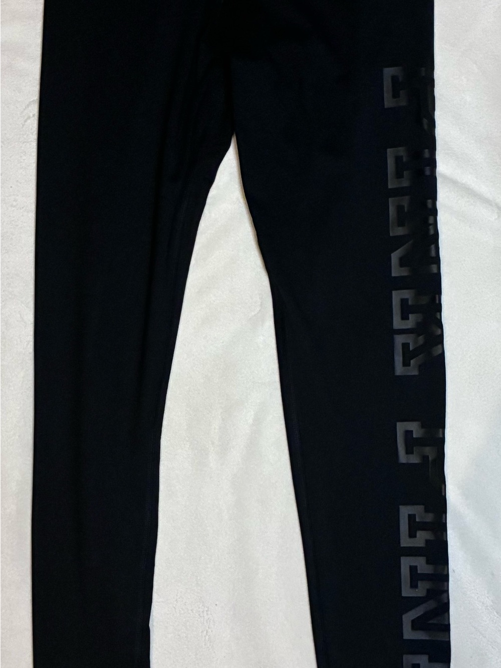 PINK Victoria's Secret Black Kids Leggings with Side PINK Logo